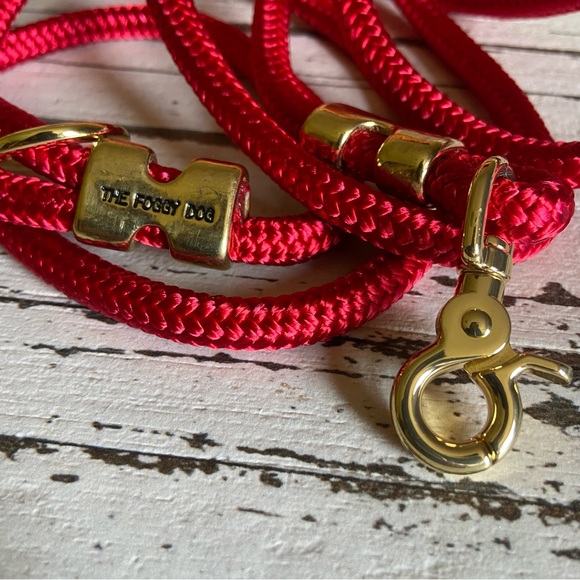 NEW The Foggy Dog Ruby Marine Rope Dog Leash (5ft Petite) - Picture 5 of 9